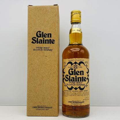 1980年代前半流通、Glen Slainte（グレン スランシ）8 Years old, PURE MALT Scotch Whisky 750ml, 43% #110
