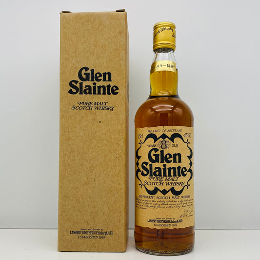 1980年代前半流通、Glen Slainte（グレン スランシ）8 Years old, PURE MALT Scotch Whisky 750ml, 43% #110