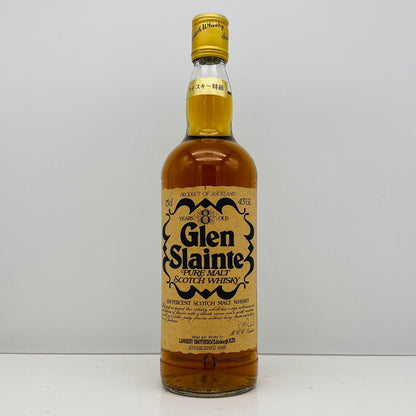 1980年代前半流通、Glen Slainte（グレン スランシ）8 Years old, PURE MALT Scotch Whisky 750ml, 43% #110