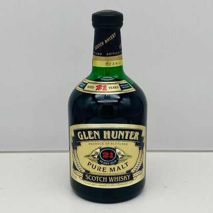 1990年代前半流通、グレンハンター（Glen Hunter）21年、ピュアモルト（PURE MALT）シェリー樽熟成原酒多用、700ml, 43% #113