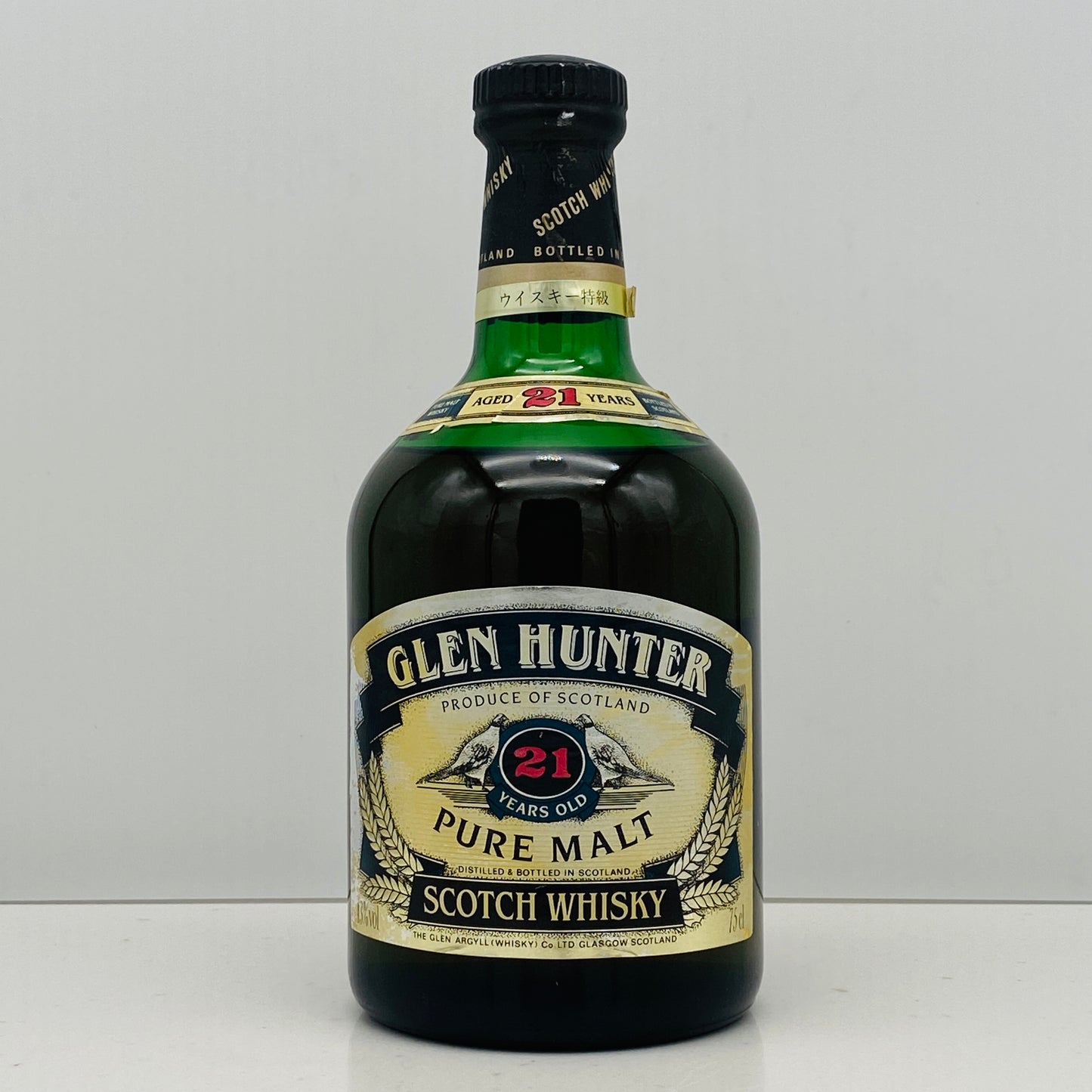 1980年代流通、グレンハンター（Glen Hunter）21年、ピュアモルト（PURE MALT）、700ml, 43% #111