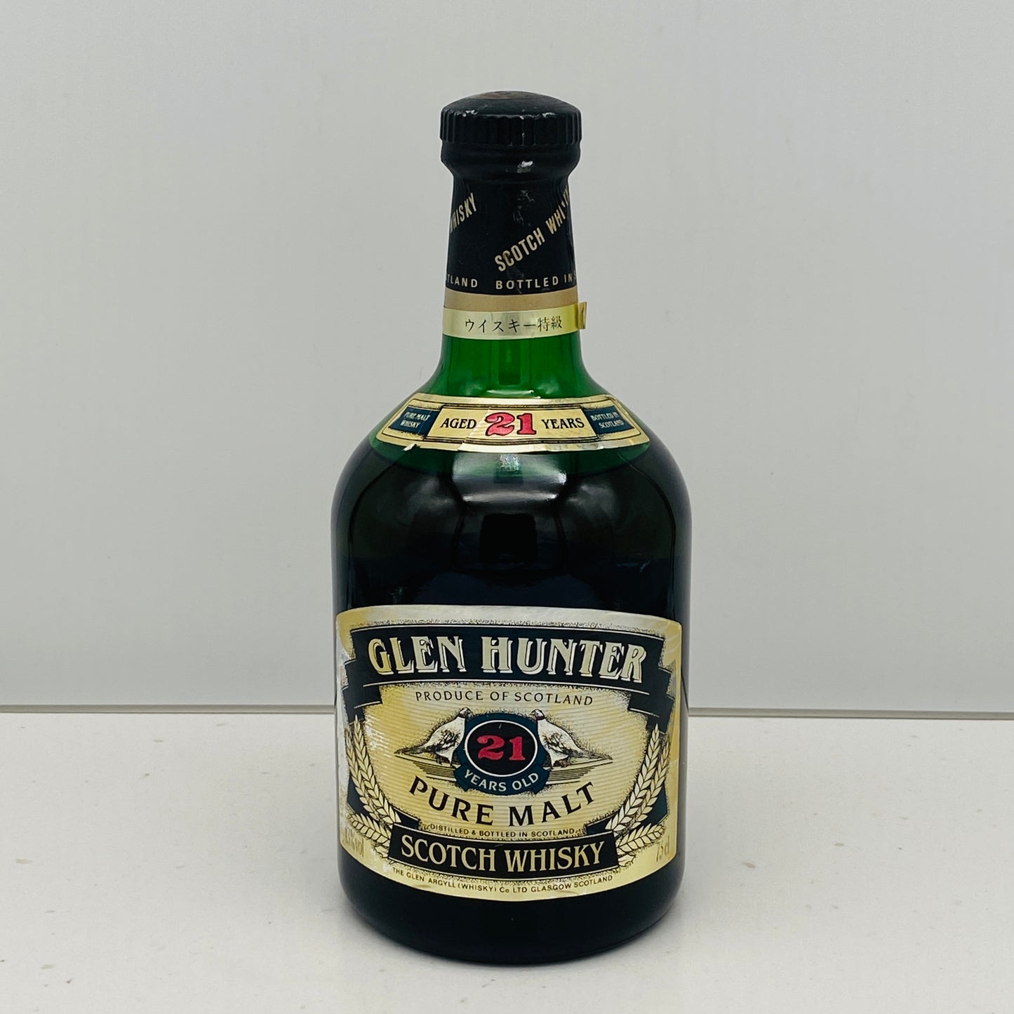 1980年代流通、グレンハンター（Glen Hunter）21年、ピュアモルト（PURE MALT）、700ml, 43% #111