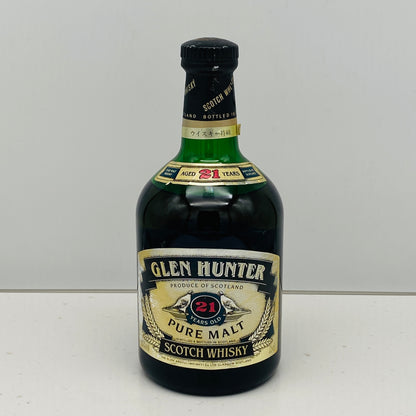 1980年代流通、グレンハンター（Glen Hunter）21年、ピュアモルト（PURE MALT）、700ml, 43% #111