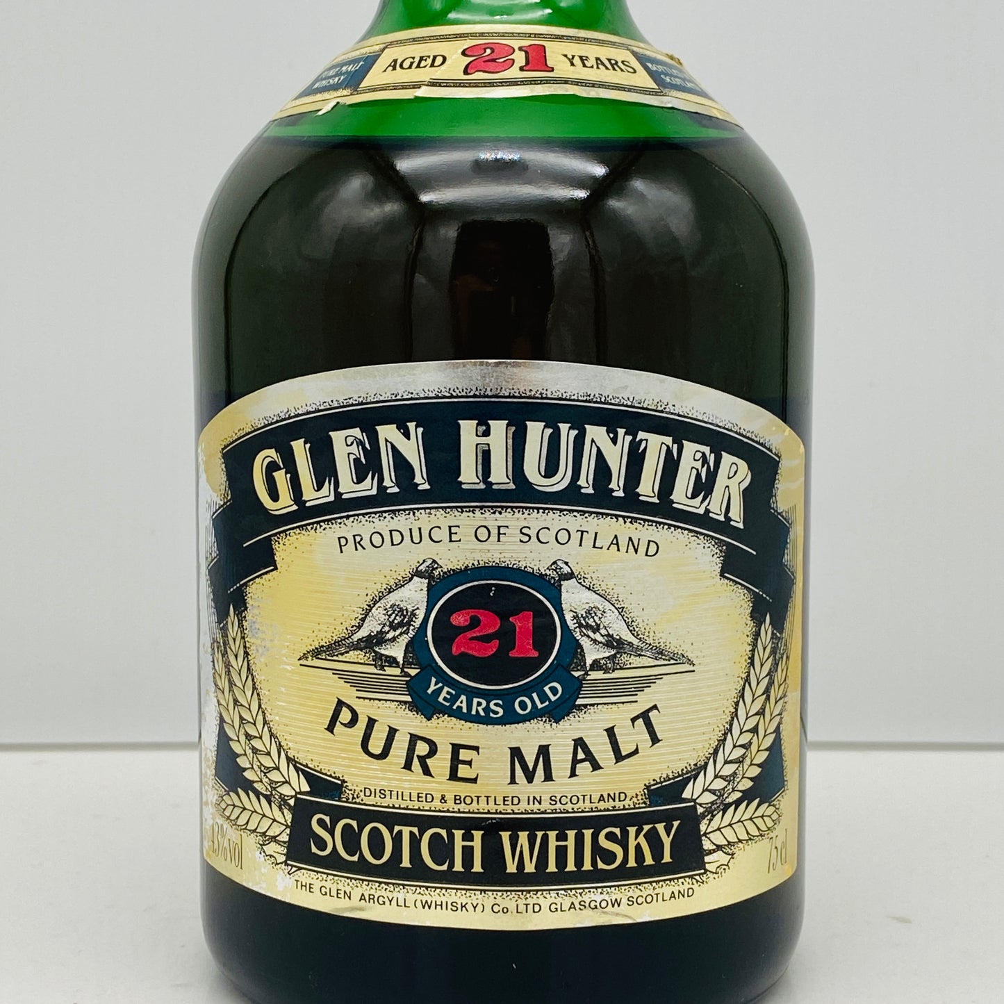 1980年代流通、グレンハンター（Glen Hunter）21年、ピュアモルト（PURE MALT）、700ml, 43% #111