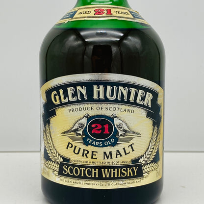 1980年代流通、グレンハンター（Glen Hunter）21年、ピュアモルト（PURE MALT）、700ml, 43% #111