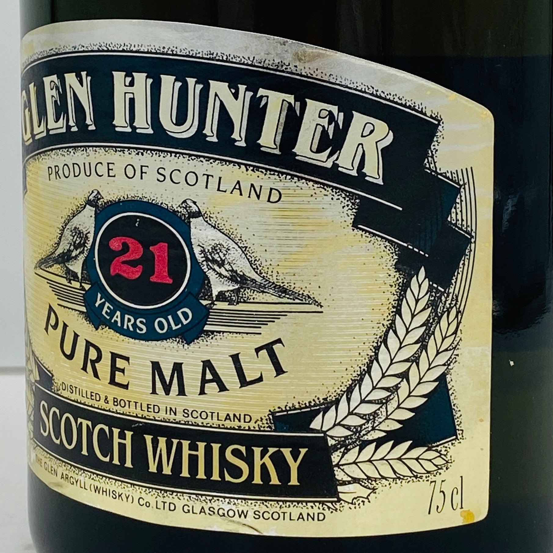 特級 GLEN HUNTER グレンハンター 21年 箱 未開栓 E8232 スコッチ 食品