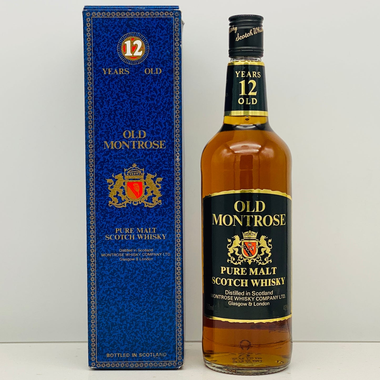 1990年代前半流通、オールドモントローズ（OLD MONTROSE）ピュアモルト（PUREMALT）12年、750ml、43% #115