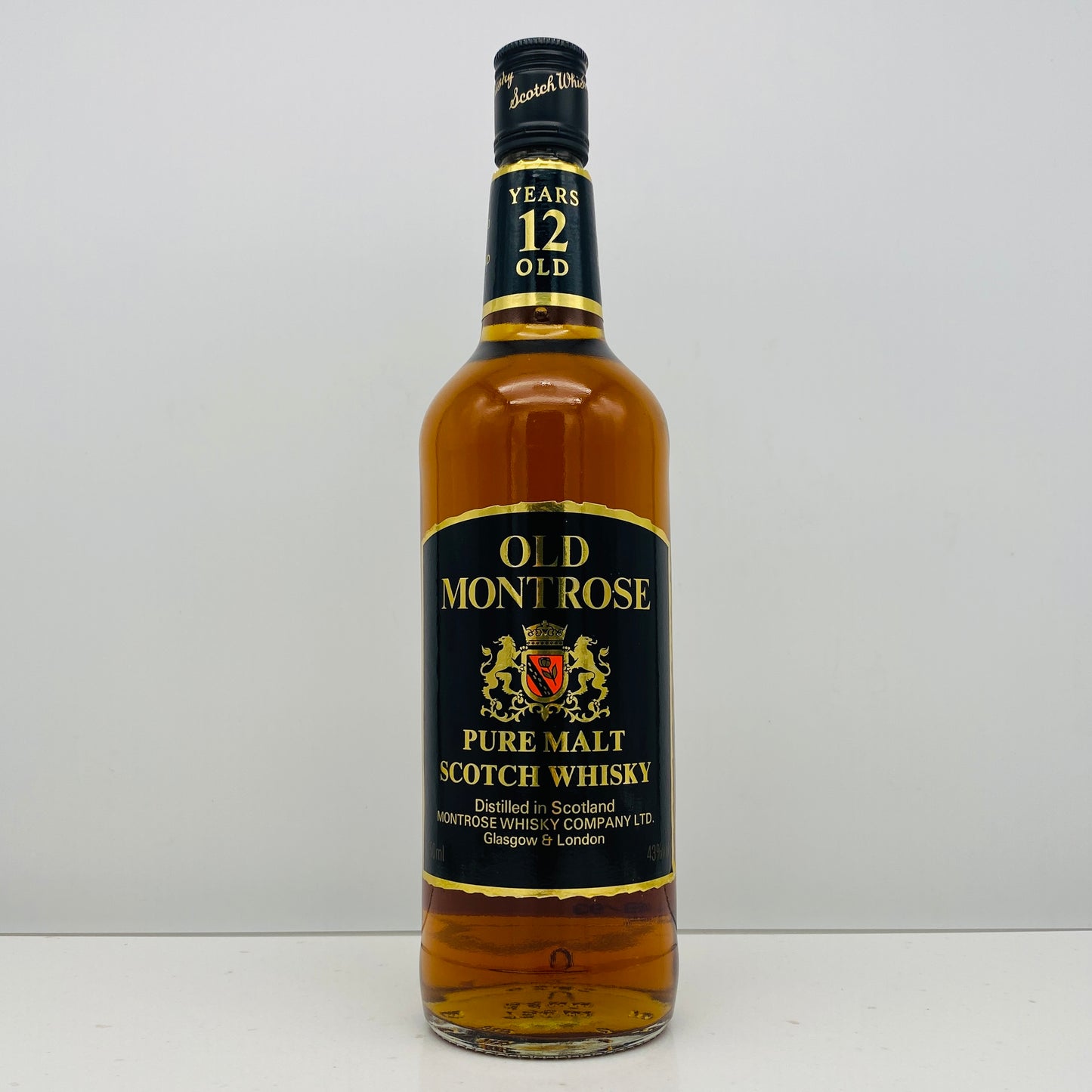 1990年代前半流通、オールドモントローズ（OLD MONTROSE）ピュアモルト（PUREMALT）12年、750ml、43% #115