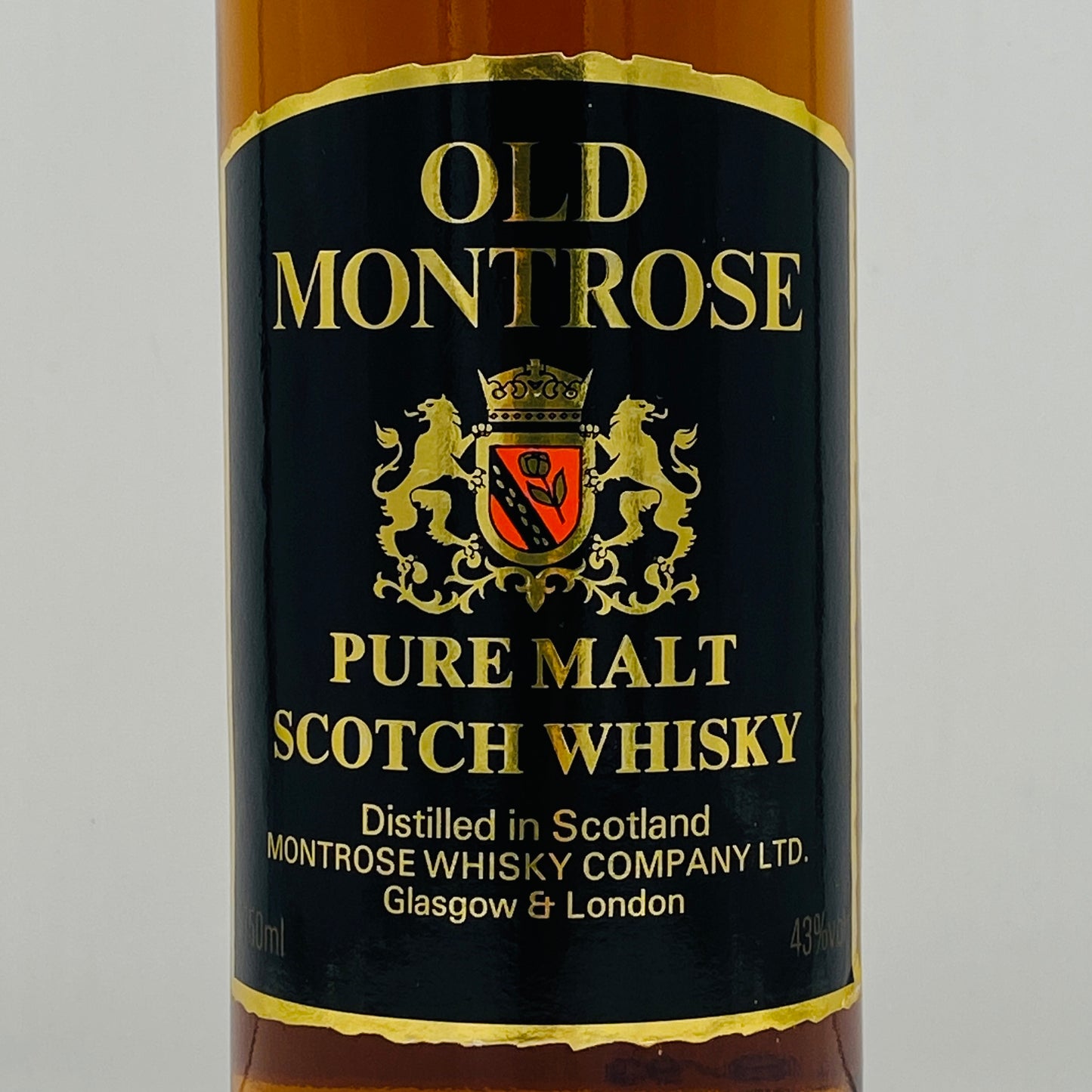 1990年代前半流通、オールドモントローズ（OLD MONTROSE）ピュアモルト（PUREMALT）12年、750ml、43% #115