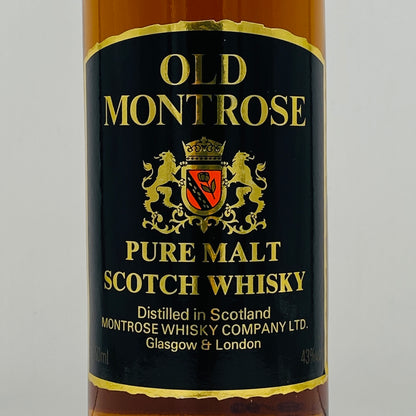 1990年代前半流通、オールドモントローズ（OLD MONTROSE）ピュアモルト（PUREMALT）12年、750ml、43% #115