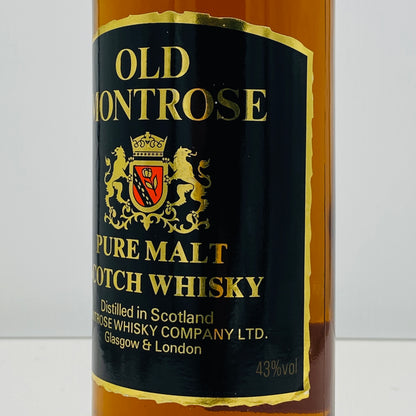 1990年代前半流通、オールドモントローズ（OLD MONTROSE）ピュアモルト（PUREMALT）12年、750ml、43% #115