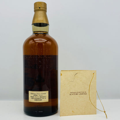 1980年代後半流通、山崎12年 ピュアモルト（YAMAZAKI PURE MALT） ウイスキー特級、760ml、43%