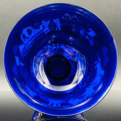 ルネサンス最初期の傑作、ムラーノ硝子美術館収蔵「バロヴィエ婚礼杯（Coppa Barovier）」の復刻作品、1950年代制作 #116