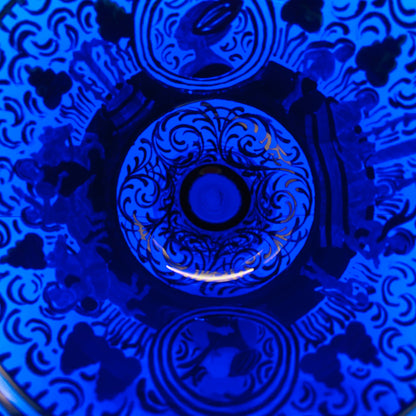 ルネサンス最初期の傑作、ムラーノ硝子美術館収蔵「バロヴィエ婚礼杯（Coppa Barovier）」の復刻作品、1950年代制作 #116