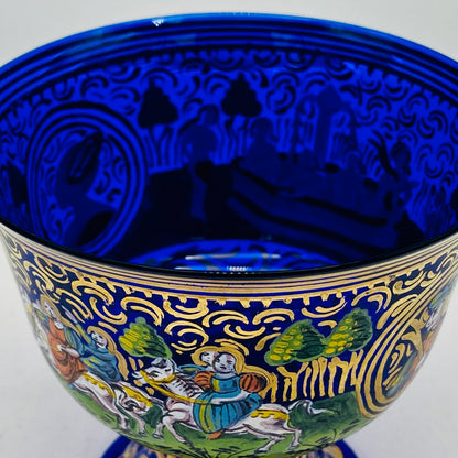 ルネサンス最初期の傑作、ムラーノ硝子美術館収蔵「バロヴィエ婚礼杯（Coppa Barovier）」の復刻作品、1950年代制作 #116