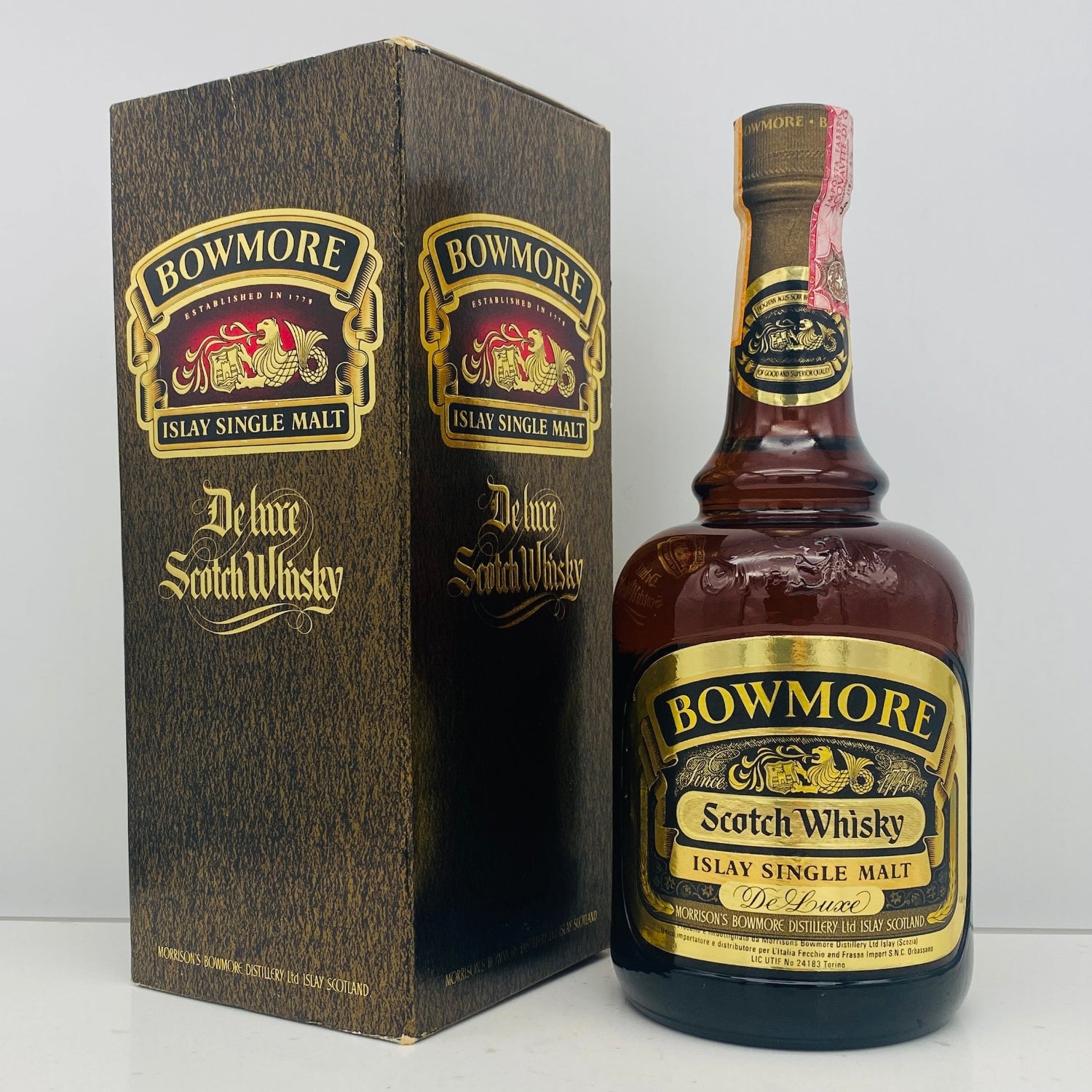 1979年以降イタリア市場流通、ボウモア（BOWMORE）デラックス（DELUX
