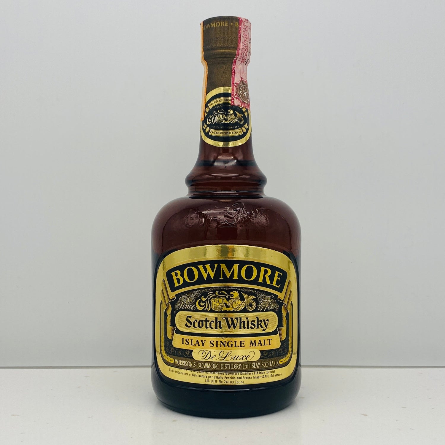 1979年以降イタリア市場流通、ボウモア（BOWMORE）デラックス（DELUX