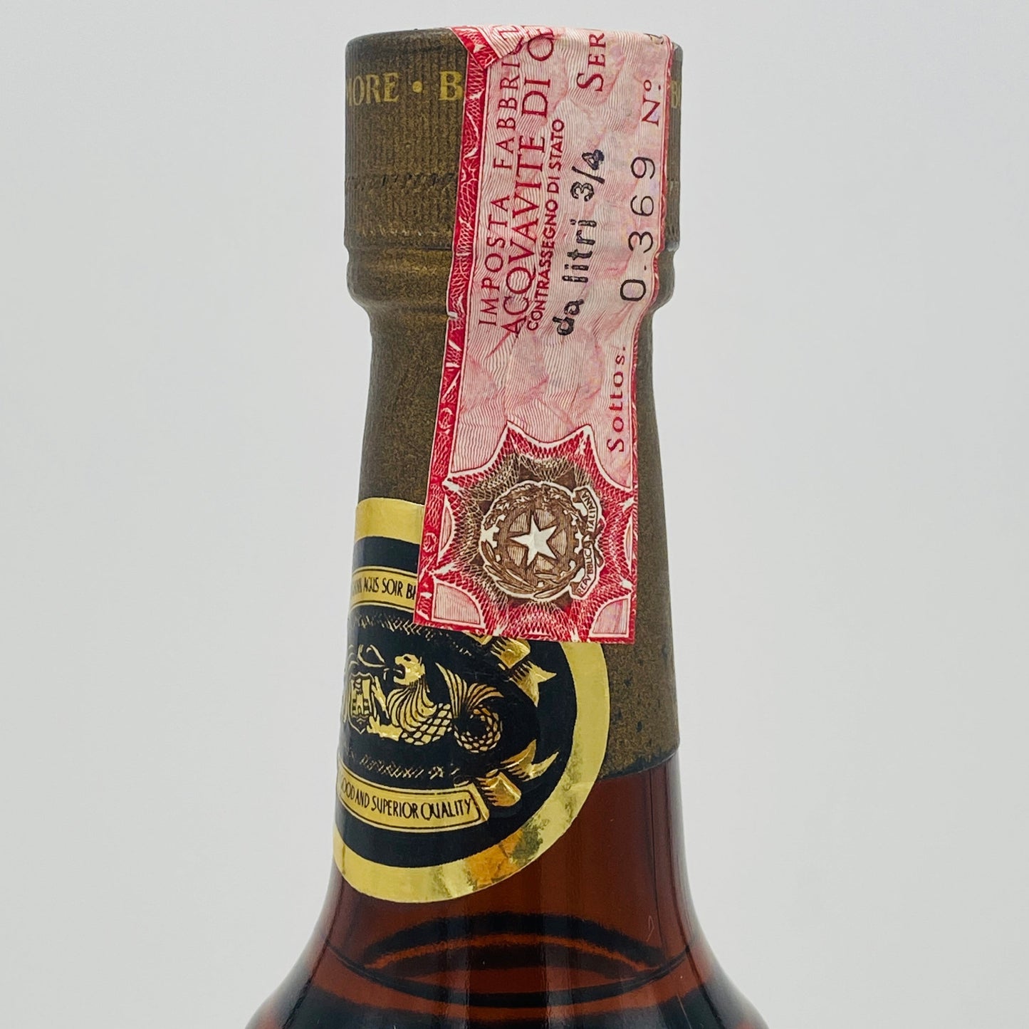 1979年以降イタリア市場流通、ボウモア（BOWMORE）デラックス（DELUX）750ml, 43% #120