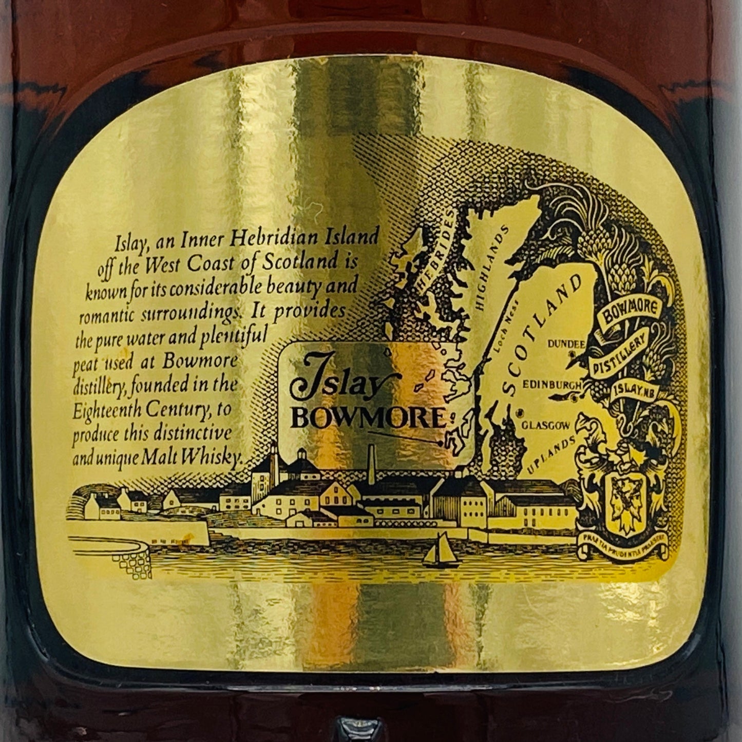 1979年以降イタリア市場流通、ボウモア（BOWMORE）デラックス（DELUX）750ml, 43% #120