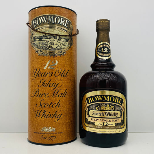 1980年代前半流通、ボウモア（BOWMORE）12年、1,000ml, 43% #119