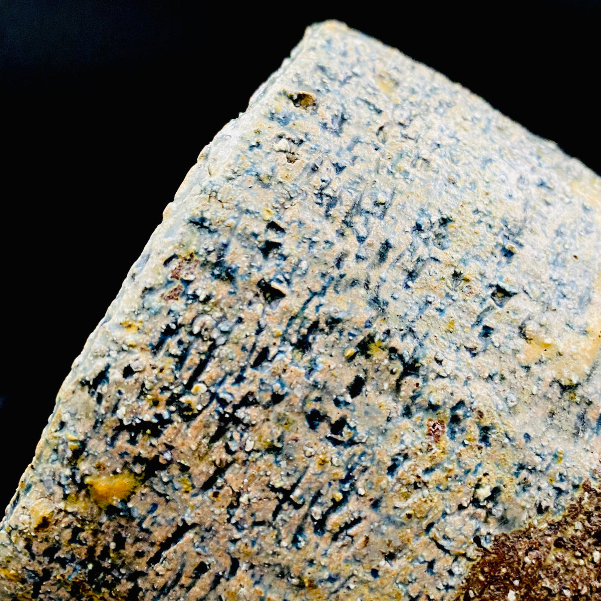 北国風雪賞受賞 能登大社焼創始者 磯見 忠司 作 真葉手 筒茶碗 和のロックグラス #441