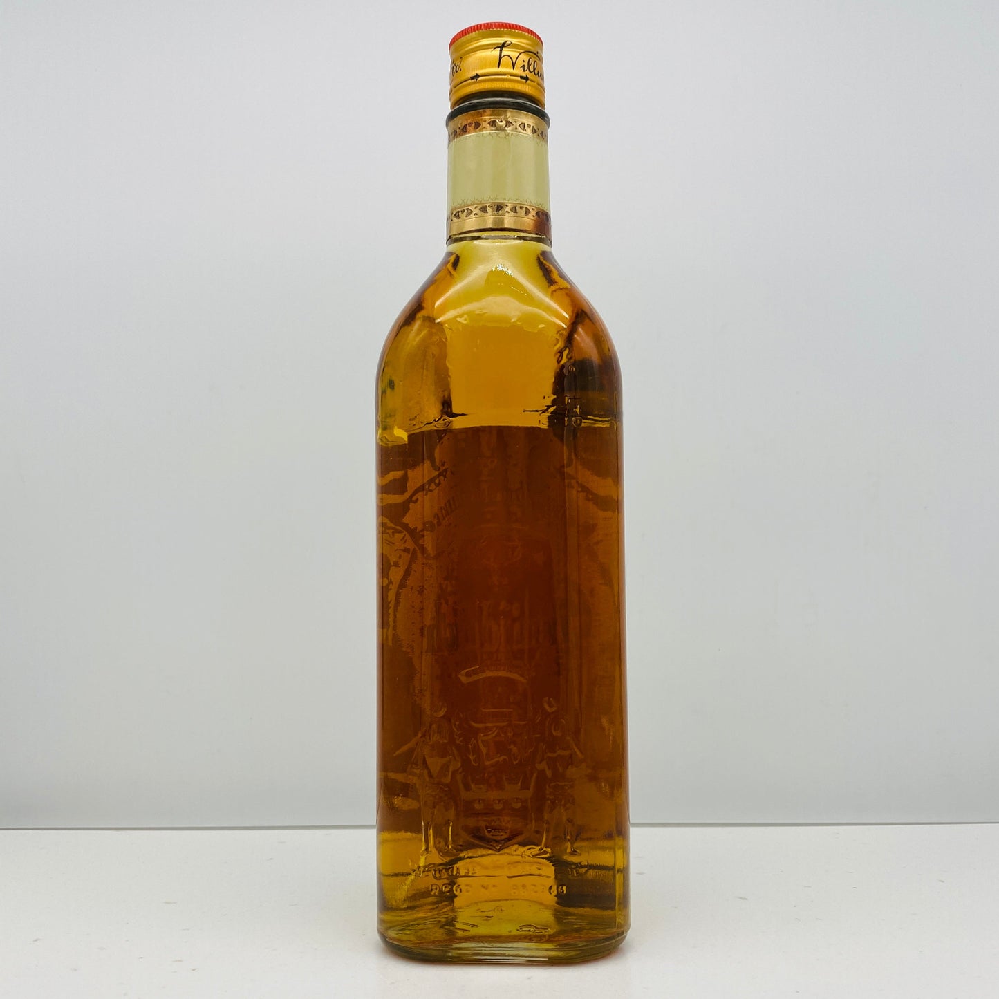 1970年代流通、グレンフィディック（Glenfiddich）8年ピュアモルト、26 2/3 Fl.ozs. 86° U.S. Proof クリアボトル #117