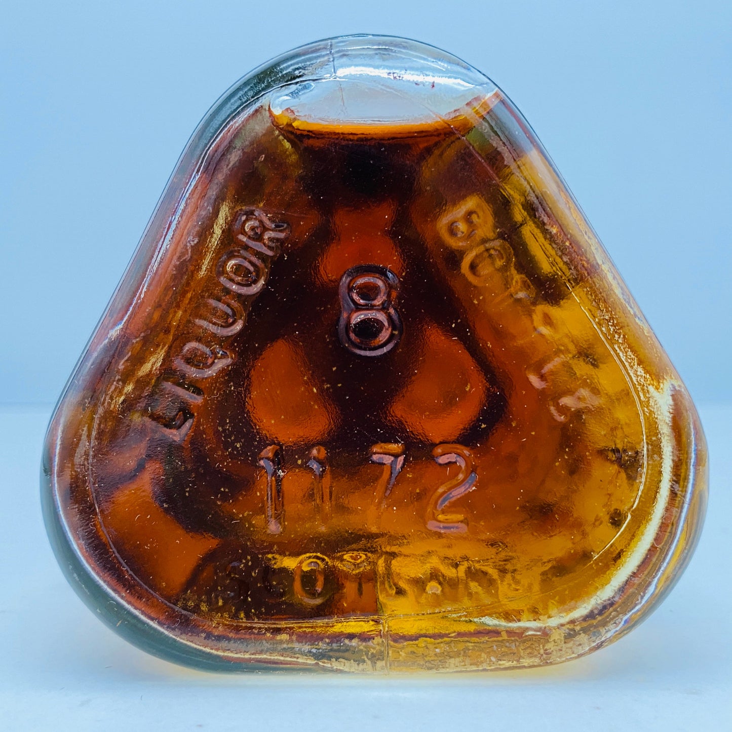 1970年代流通、グレンフィディック（Glenfiddich）8年ピュアモルト、26 2/3 Fl.ozs. 86° U.S. Proof クリアボトル #117