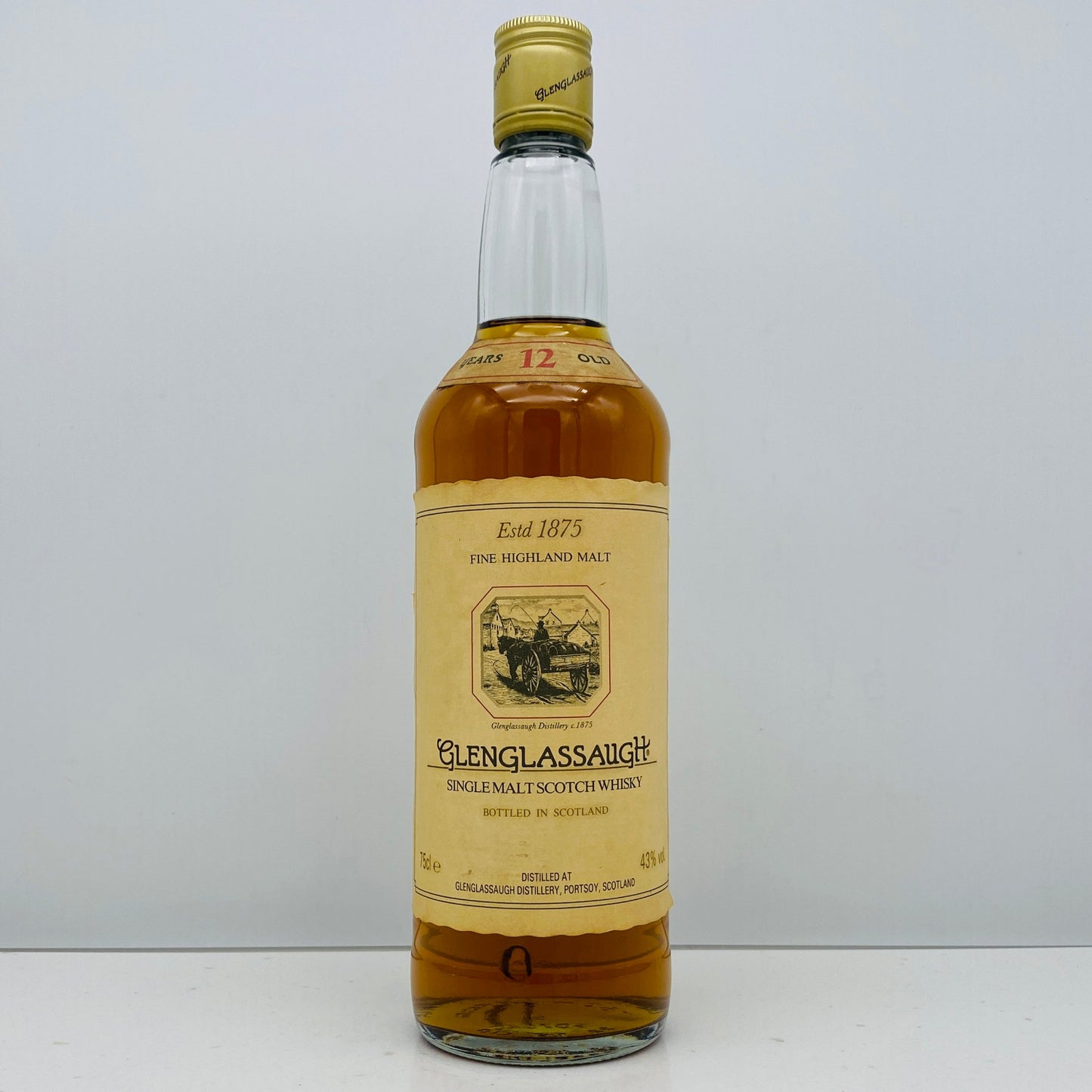 1990年代前半流通、グレングラッサ (Glenglassaugh) 12年、750ml、43% #123