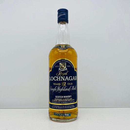 1980年代流通、ロイヤルロッホナガー（ROYAL LOCHNAGAR）12年、750ml, 43%、ウィスキー特級  #125