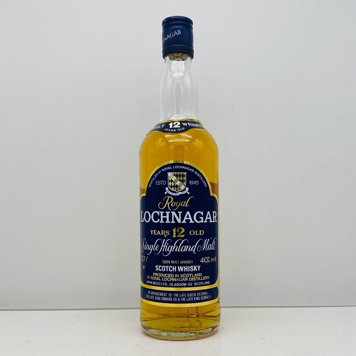 1990年代流通、ロイヤルロッホナガー（ROYAL LOCHNAGAR）12年、700ml, 40%、ドイツ市場向け #126