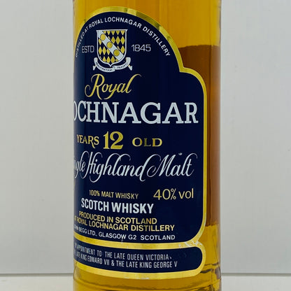 1990年代流通、ロイヤルロッホナガー（ROYAL LOCHNAGAR）12年、700ml, 40%、ドイツ市場向け #126