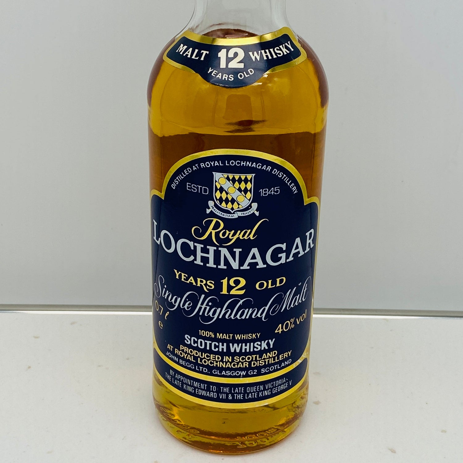 1980年代流通、ロイヤルロッホナガー（ROYAL LOCHNAGAR）12年、750ml
