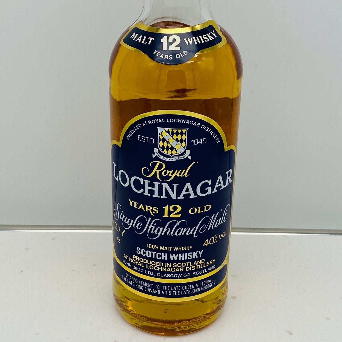 1990年代流通、ロイヤルロッホナガー（ROYAL LOCHNAGAR）12年、700ml, 40%、ドイツ市場向け #126