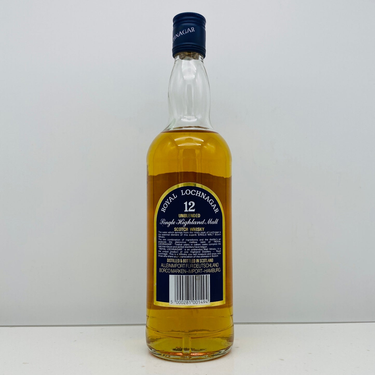 1990年代流通、ロイヤルロッホナガー（ROYAL LOCHNAGAR）12年、700ml, 40%、ドイツ市場向け #126