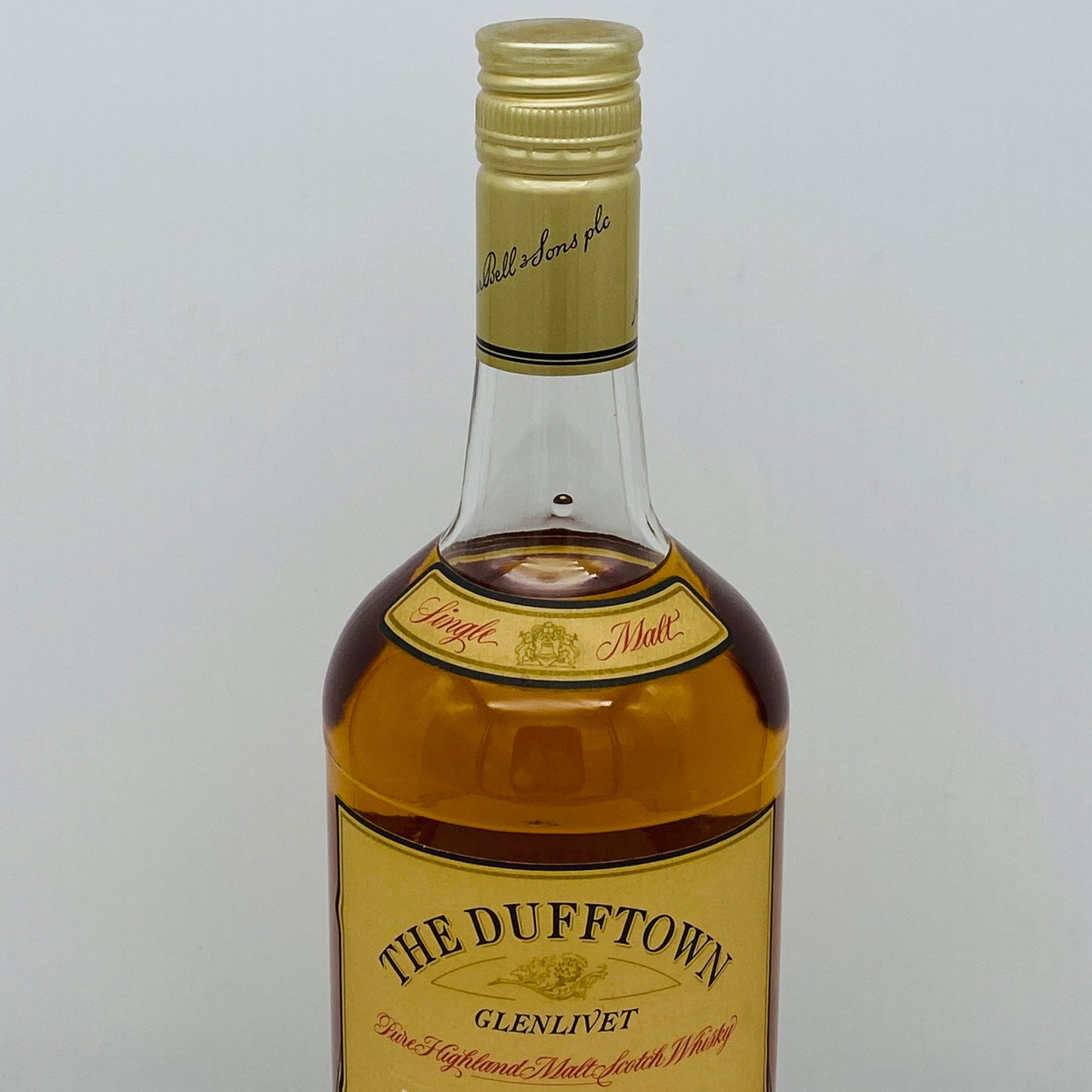 1980年代流通、ザ・ダフタウン グレンリベット（THE DUFFTOWN GLENLIVET）10年、1,000ml、43%、ウィスキー特級   #124