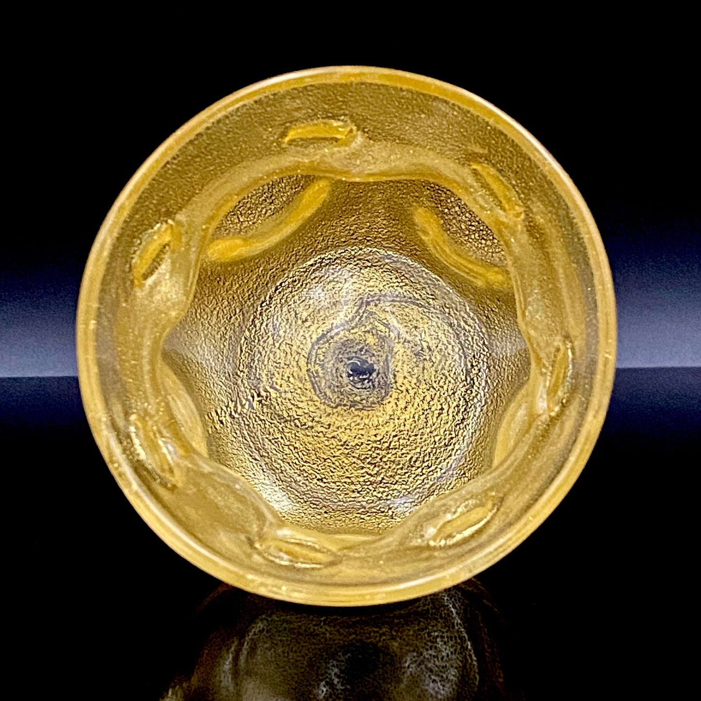 岩田 久利 作 手吹き硝子 ロックグラス #131