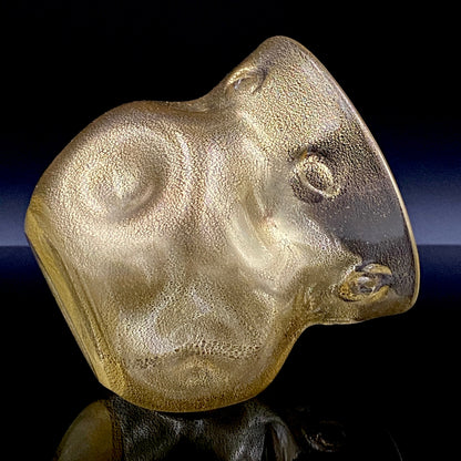 岩田 久利 作 手吹き硝子 ロックグラス #131