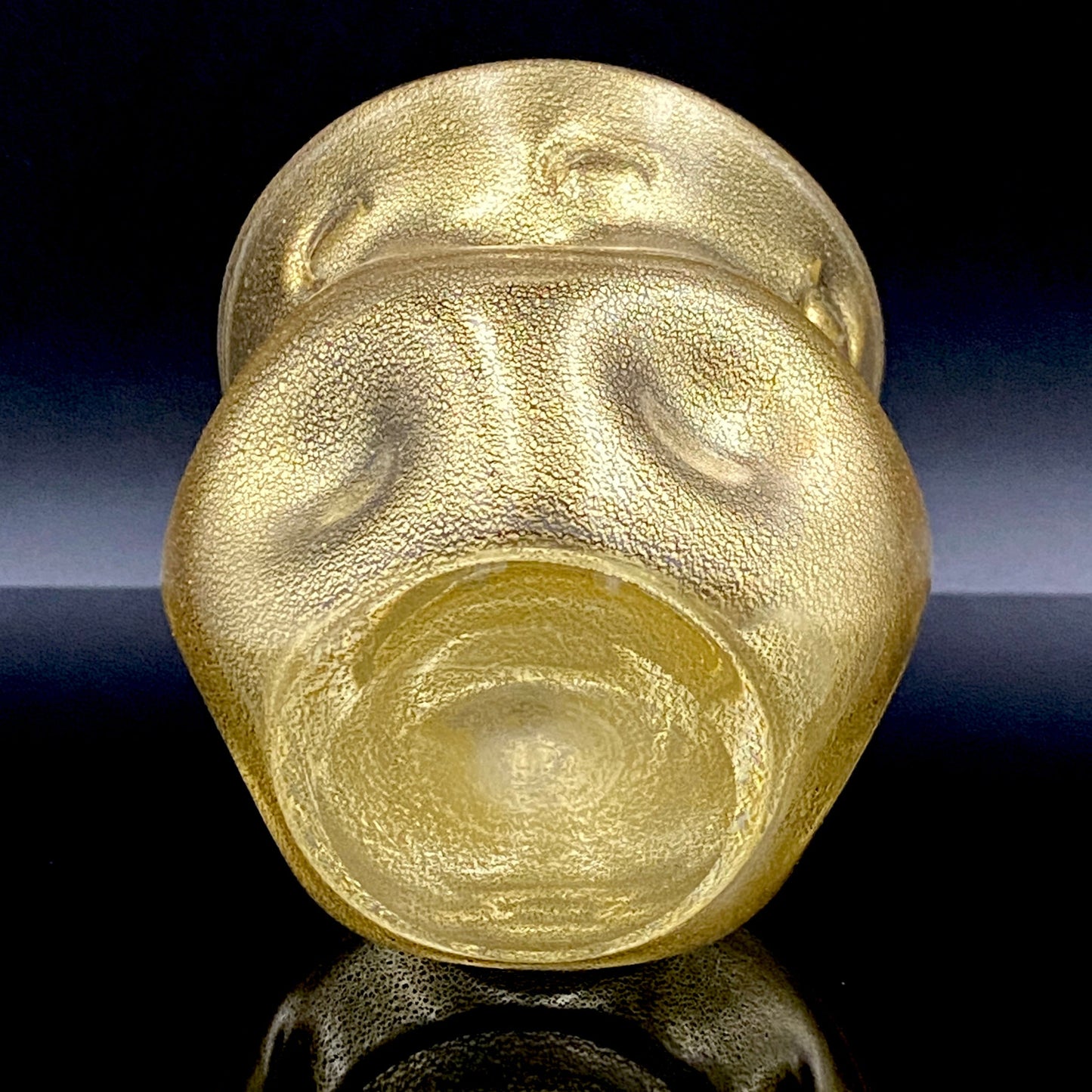 岩田 久利 作 手吹き硝子 ロックグラス #131