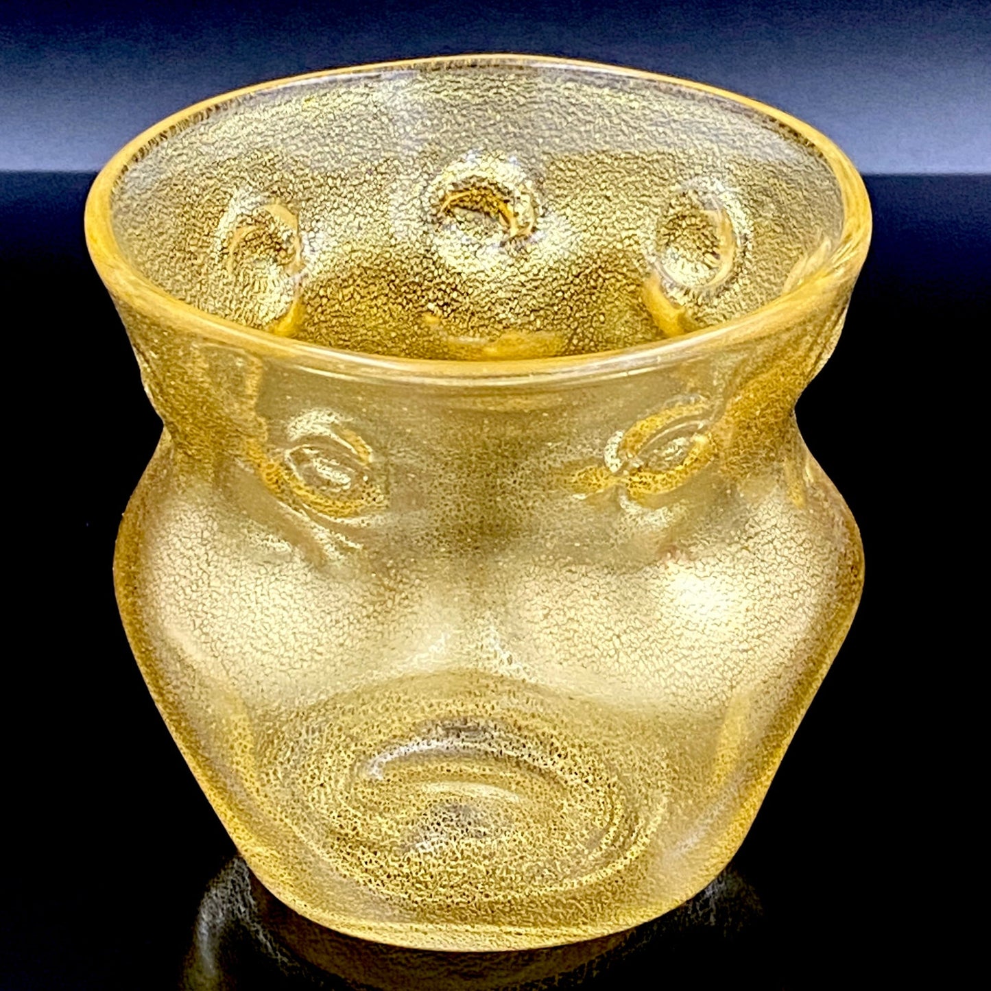 岩田 久利 作 手吹き硝子 ロックグラス #131