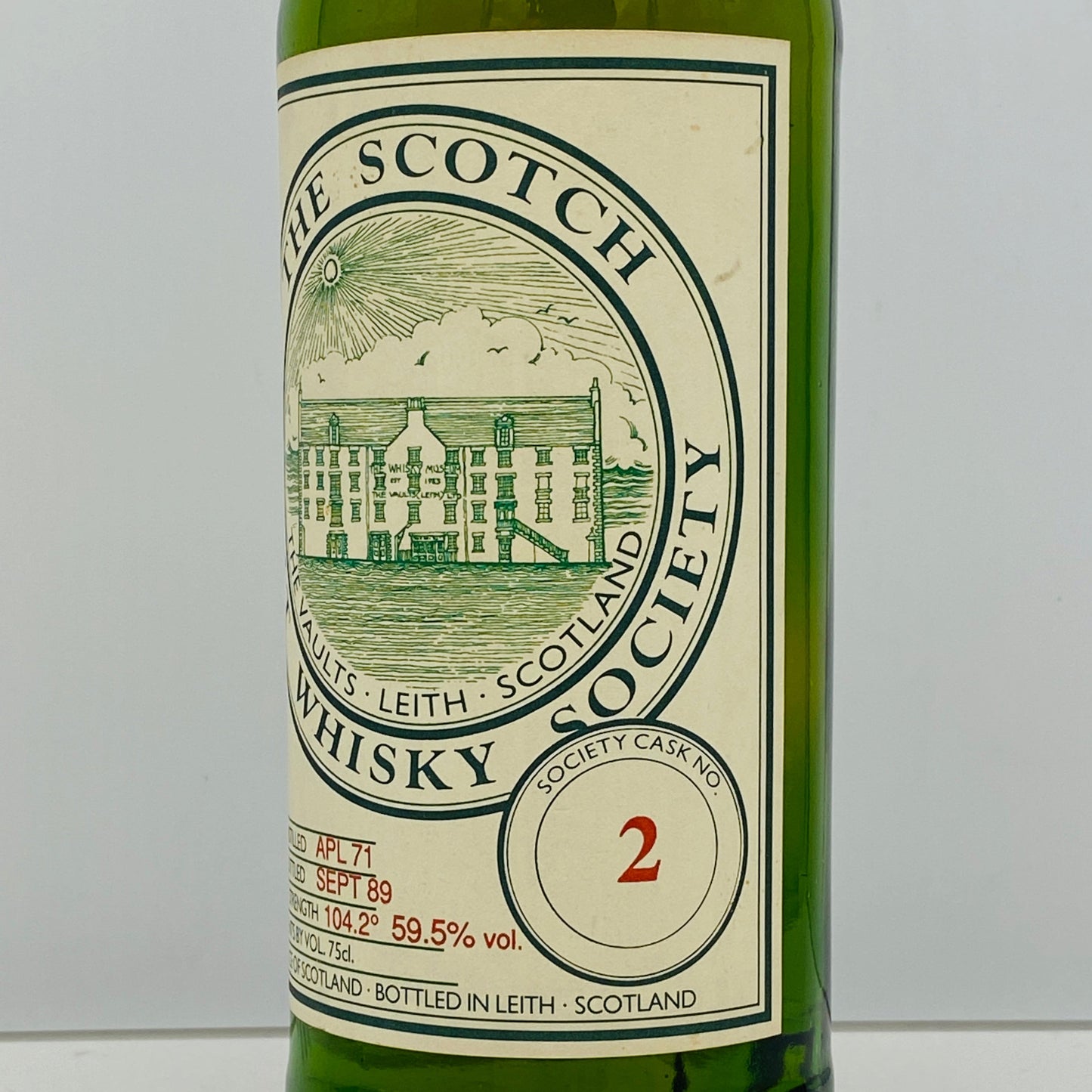 1980年代流通、SMWS No.2 グレンリベット（GLEN LIVET）1971年-1989年、18年熟成、750ml、59.5% #133