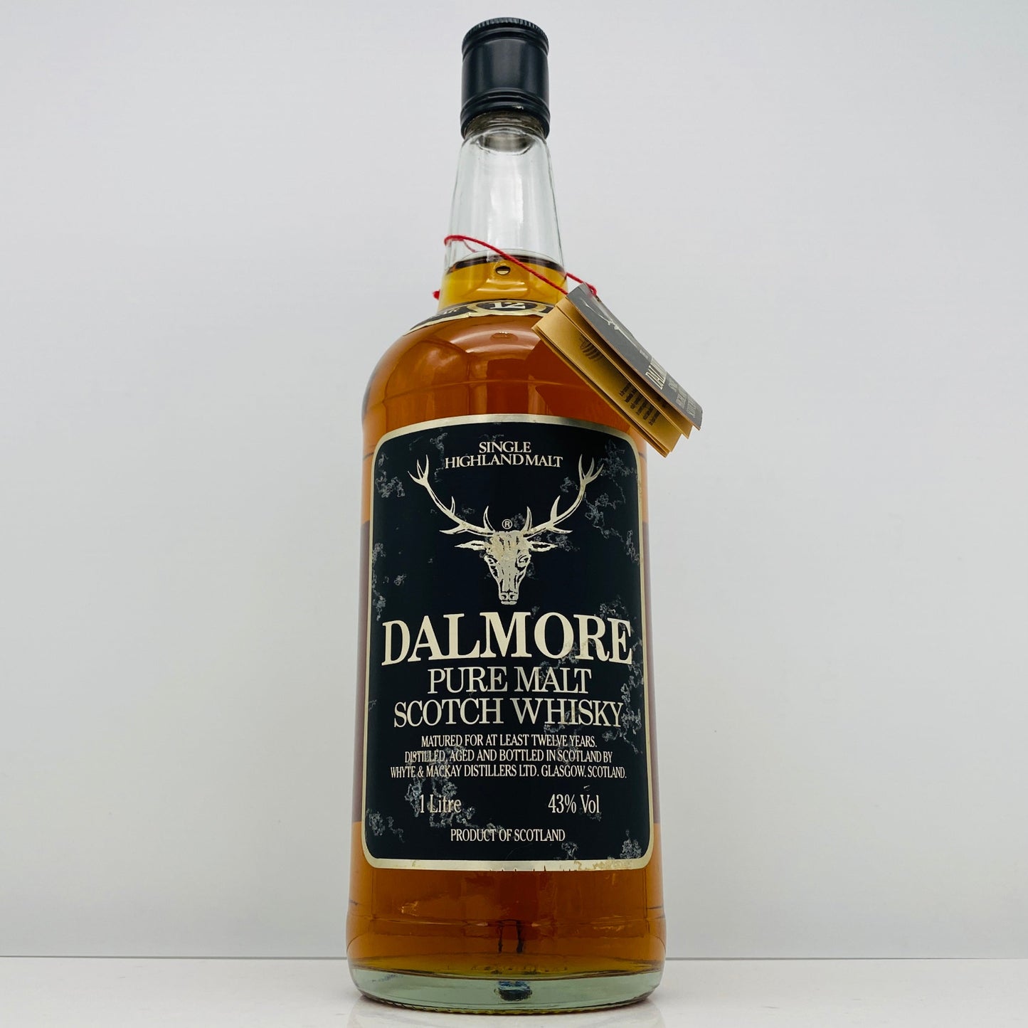 1980年代流通、ダルモア ピュアモルト（DALMORE PURE MALT）12年、1,000ml, 43% #134