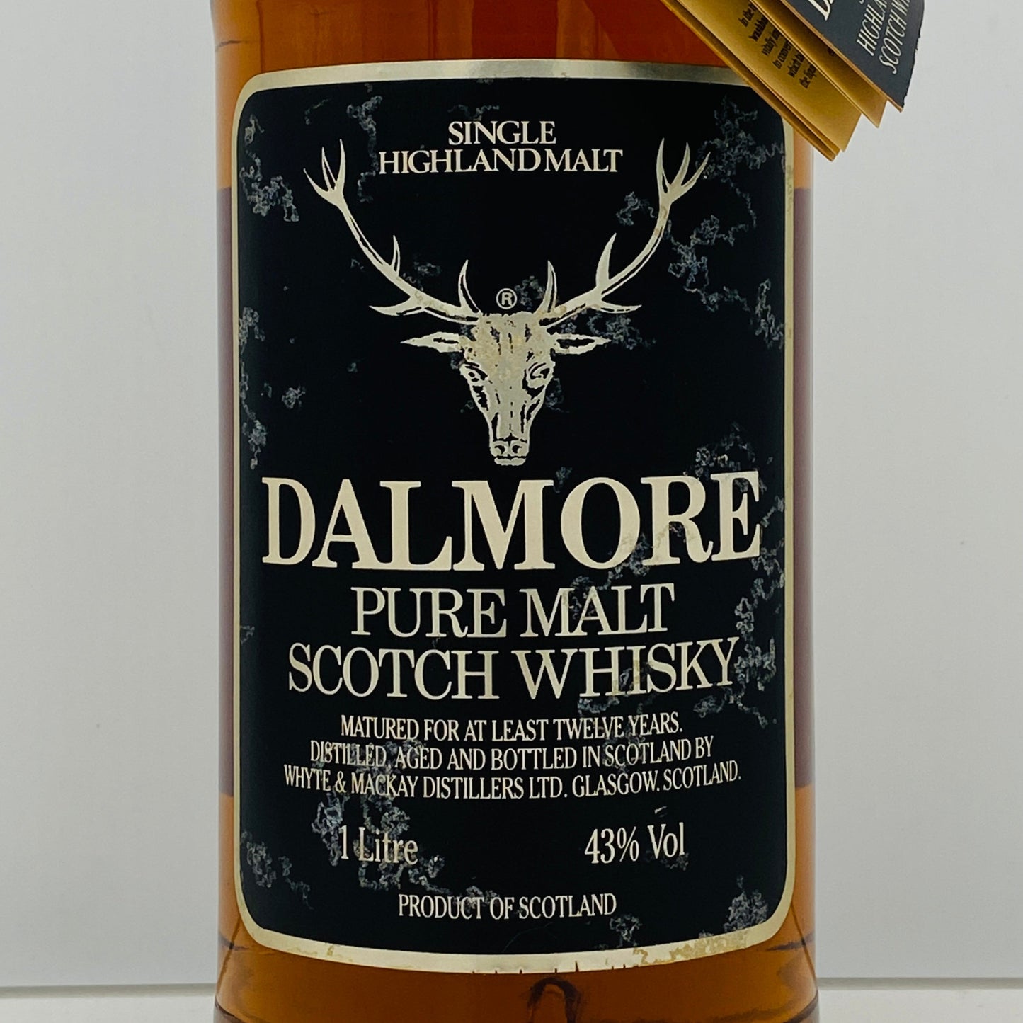 1980年代流通、ダルモア ピュアモルト（DALMORE PURE MALT）12年、1,000ml, 43% #134