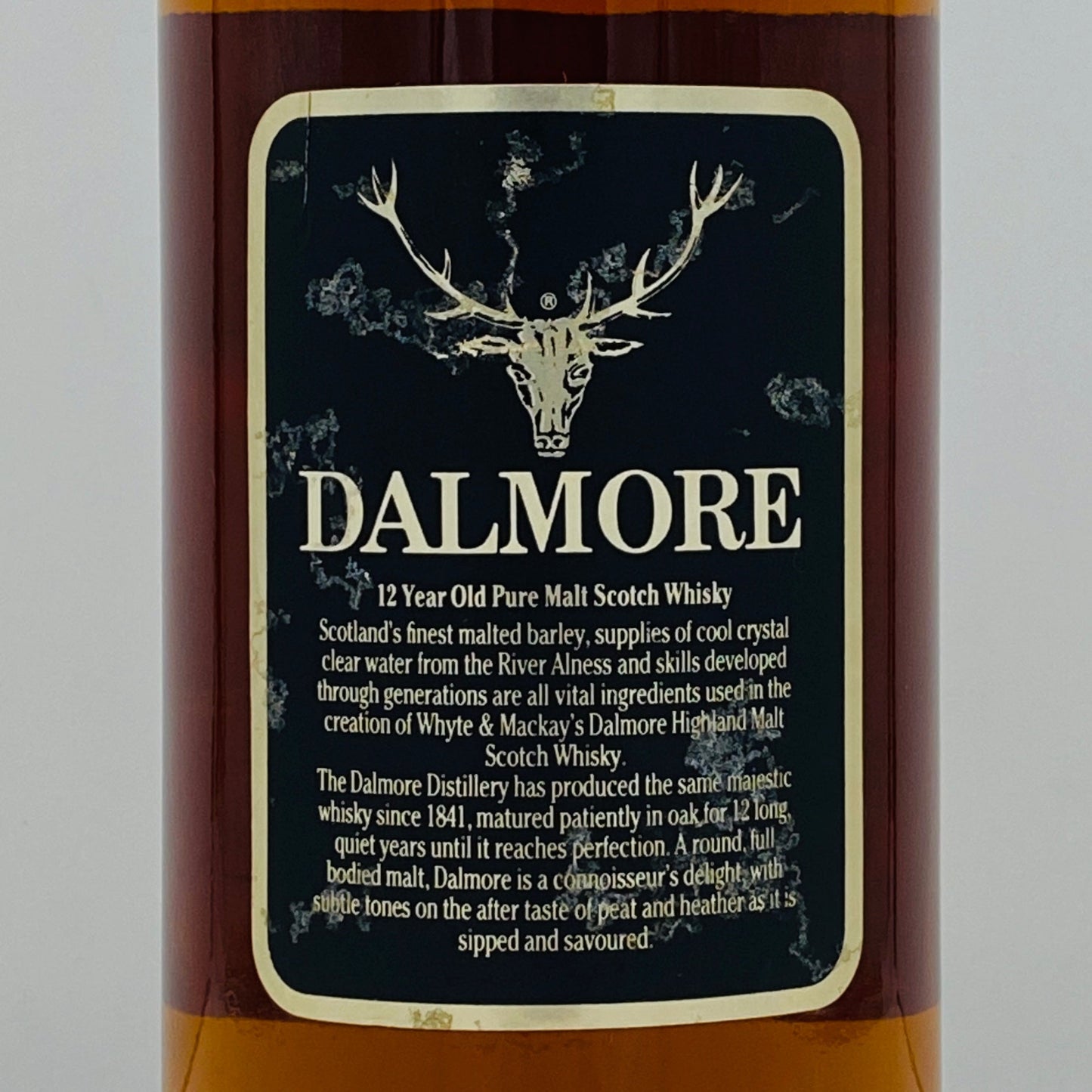 1980年代流通、ダルモア ピュアモルト（DALMORE PURE MALT）12年、1,000ml, 43% #134