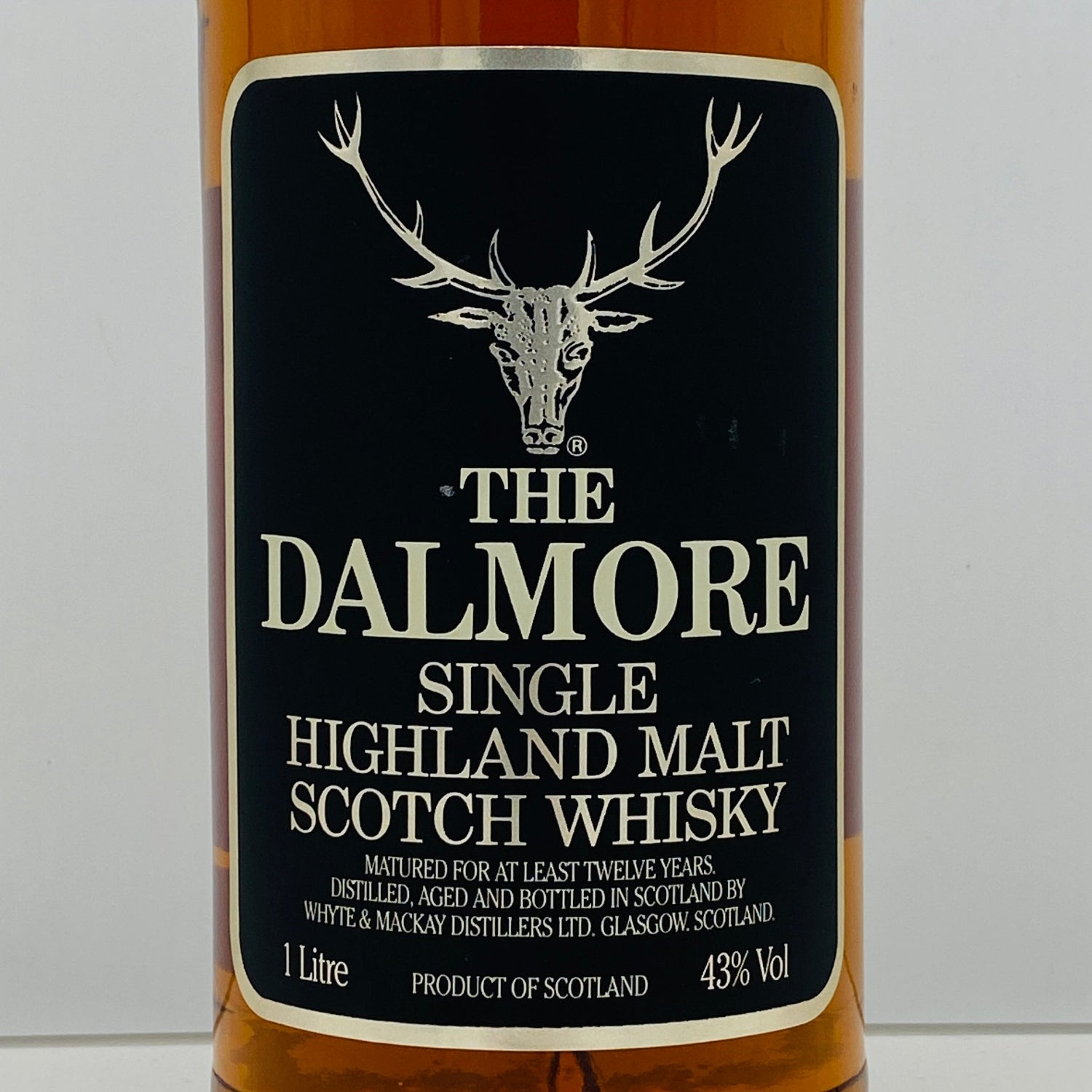 1980年代流通、ダルモア（DALMORE）12年、1,000ml, 43% – Antique Liquor