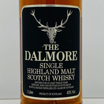 1980年代流通、ダルモア（DALMORE）12年、1,000ml, 43% #135