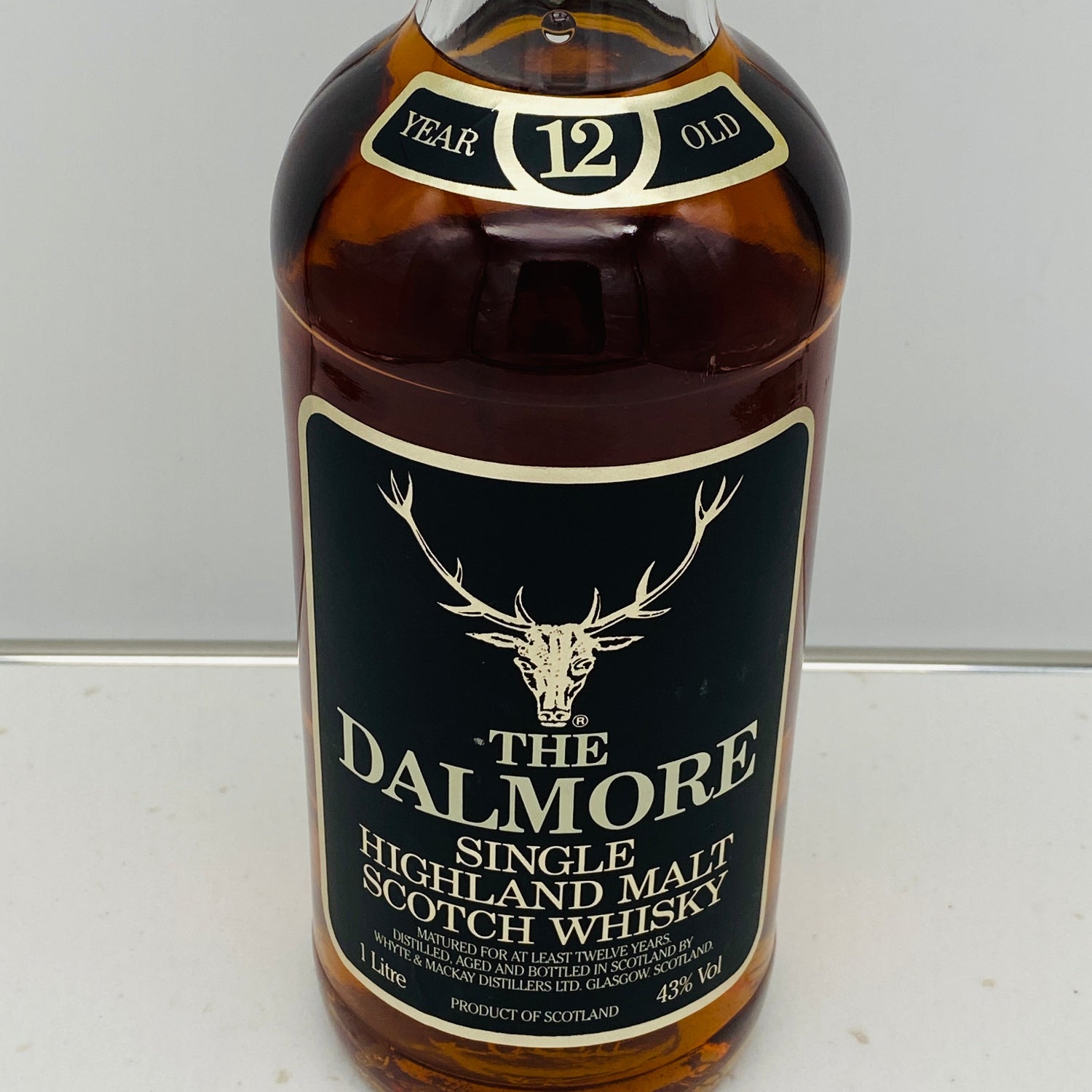 1980年代流通、ダルモア（DALMORE）12年、1,000ml, 43% – Antique Liquor