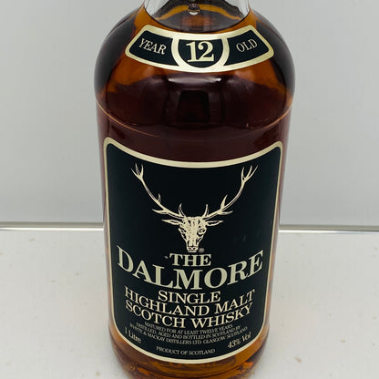 1980年代流通、ダルモア（DALMORE）12年、1,000ml, 43% #135