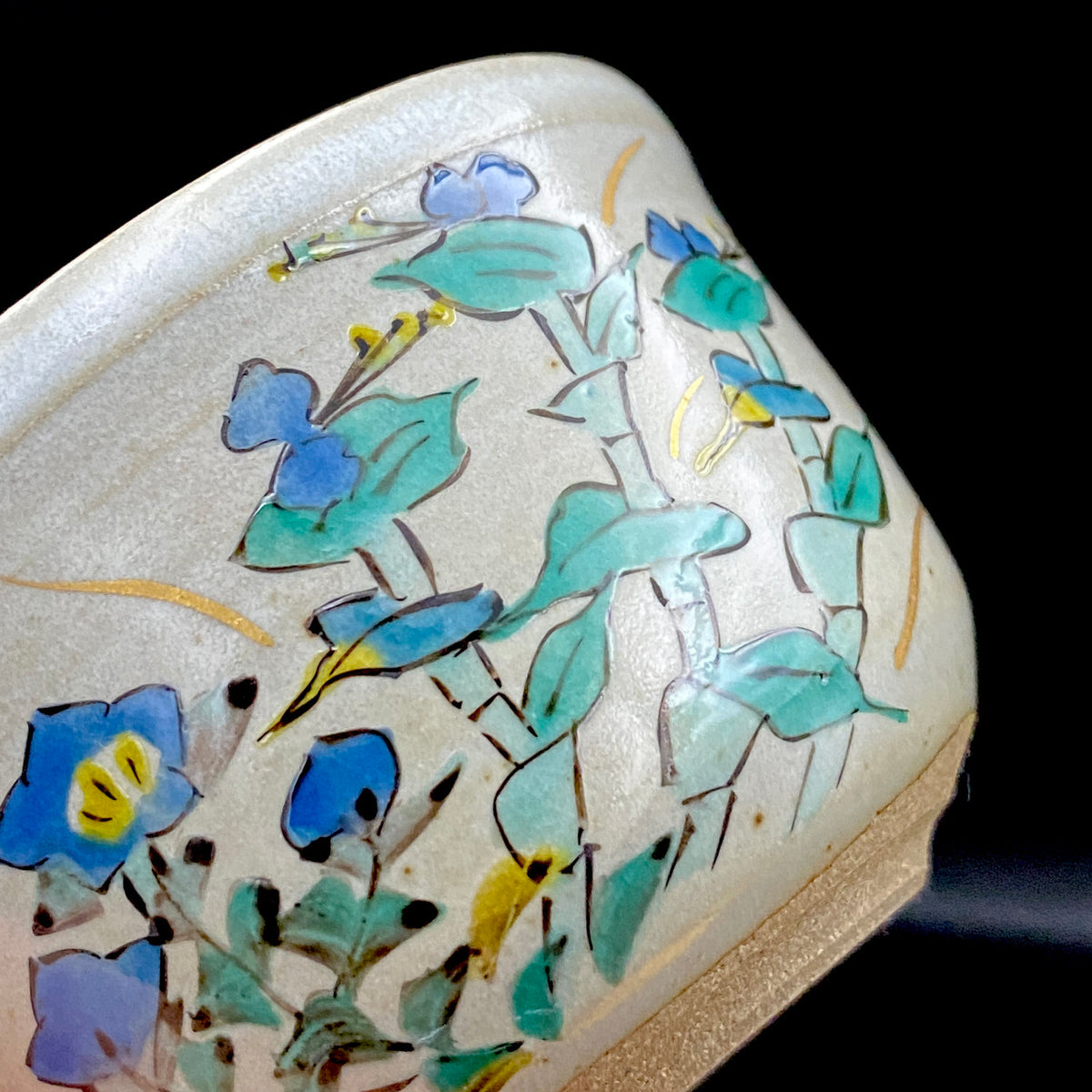 日本芸術院会員 武腰敏昭、NHK会長賞 武腰冬樹、内閣総理大臣賞 山近剛 作 九谷焼 色絵ぐい呑 三 酒盃参点 和のショットグラス 三客組 #309