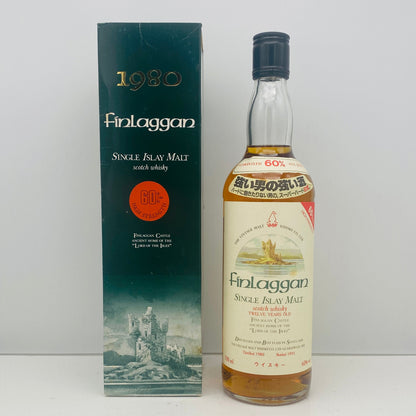 1980年蒸留樽入れ、1993年生産、フィンラガン（Finlaggan）シングルモルトウィスキー、強い男の強い酒、スーパーハード60度。#137