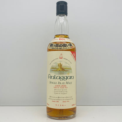 1980年蒸留樽入れ、1993年生産、フィンラガン（Finlaggan）シングルモルトウィスキー、強い男の強い酒、スーパーハード60度。#137